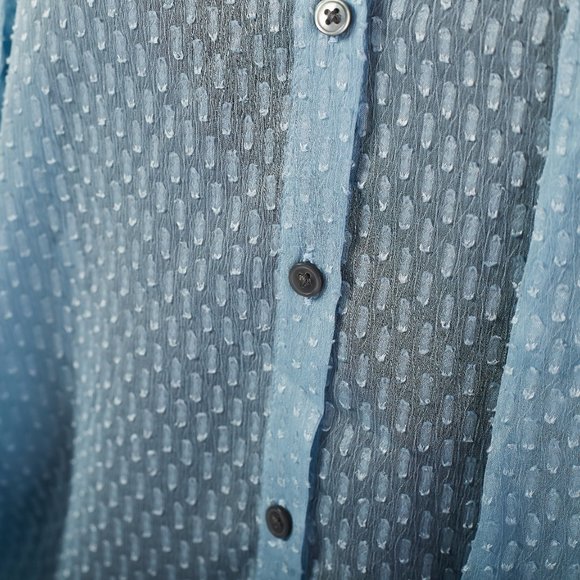 Banana Republic Light Blue Blouse with Bow Tie - Picture 11 of 11